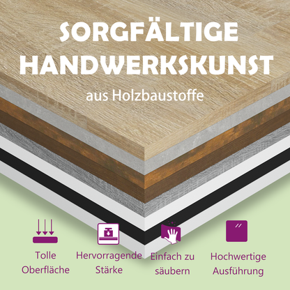Bücherregal/Sideboard Weiß 50x25x80 cm Holzwerkstoff