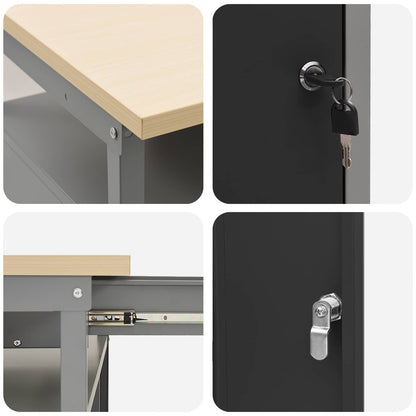 Werkstattschrank-System – Schwarz – Ansicht 11