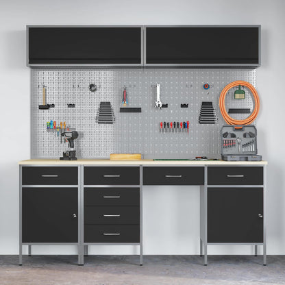 Werkstattschrank-System – Schwarz – Ansicht 4