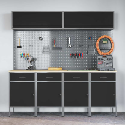 Werkstattschrank-System – Schwarz – Ansicht 4