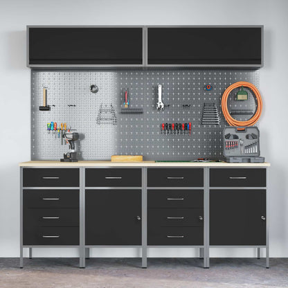 Werkstattschrank-System – Schwarz – Ansicht 4