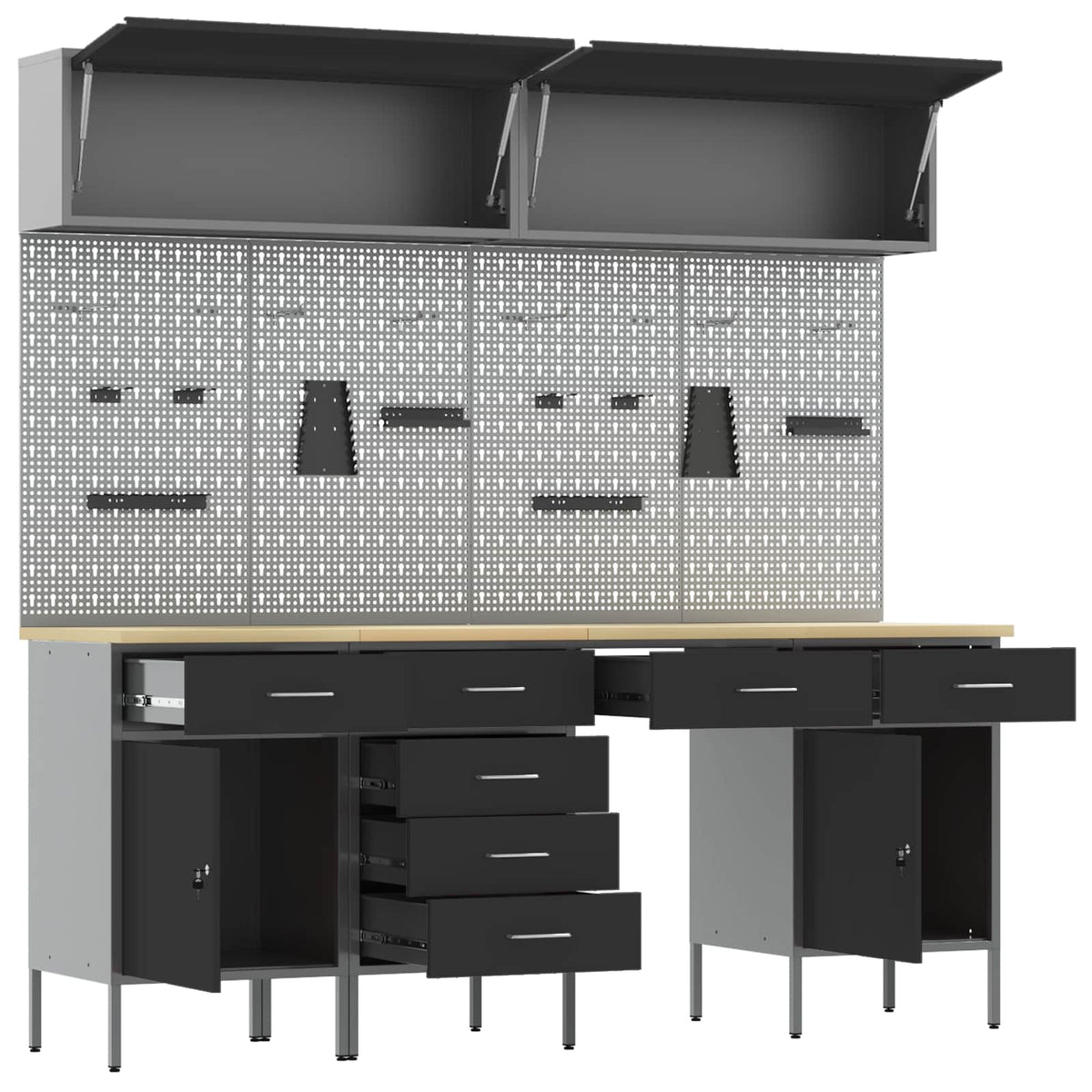 Werkstattschrank-System – Schwarz – Ansicht 5
