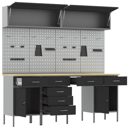 Werkstattschrank-System – Schwarz – Ansicht 5