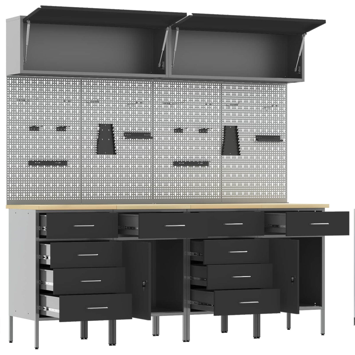 Werkstattschrank-System – Schwarz – Ansicht 5