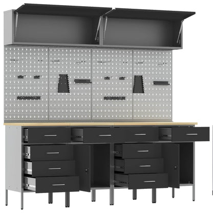 Werkstattschrank-System – Schwarz – Ansicht 5