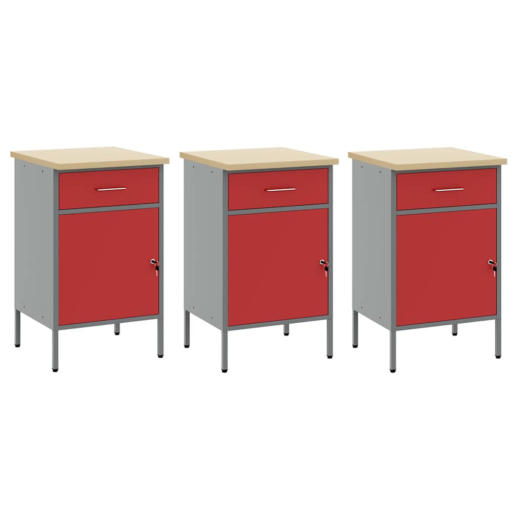 Werkstattschrank-System – Rot – Ansicht 6
