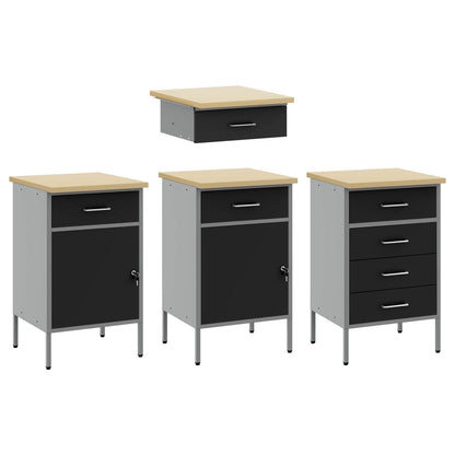 Werkstattschrank-System – Schwarz – Ansicht 6