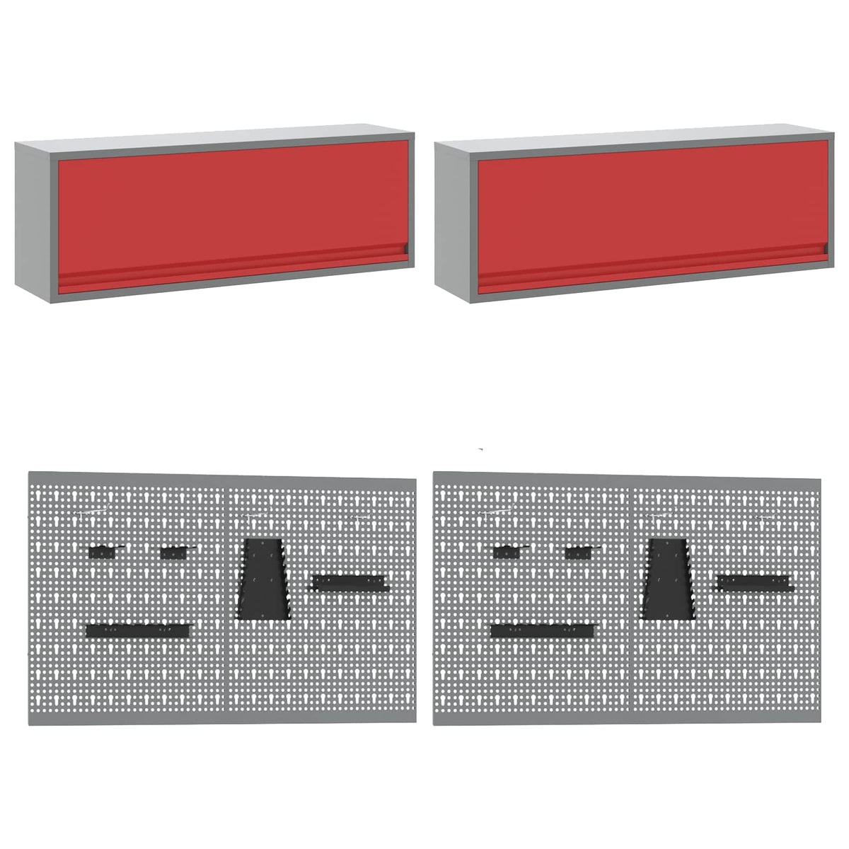 Werkstattschrank-System – Rot – Ansicht 6