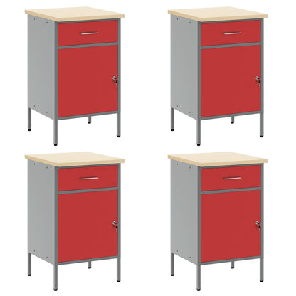 Werkstattschrank-System – Rot – Ansicht 7