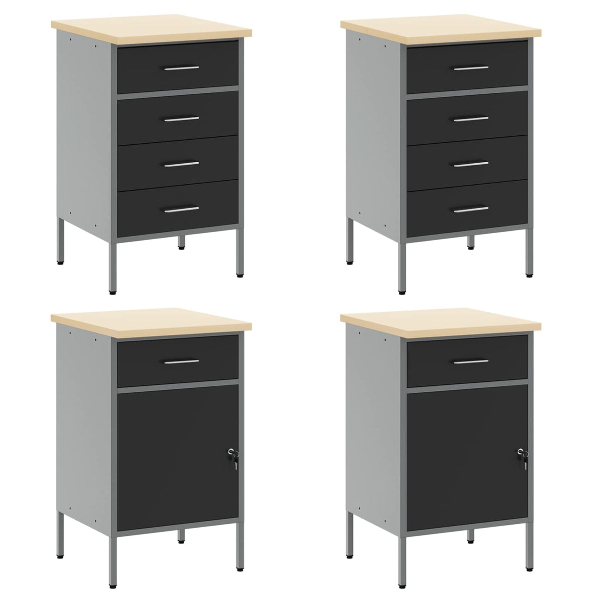 Werkstattschrank-System – Schwarz – Ansicht 7