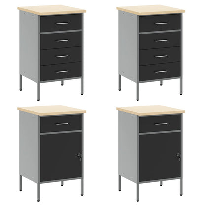 Werkstattschrank-System – Schwarz – Ansicht 7