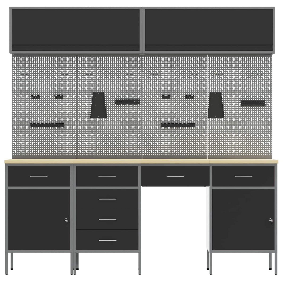 Werkstattschrank-System – Schwarz – Ansicht 8