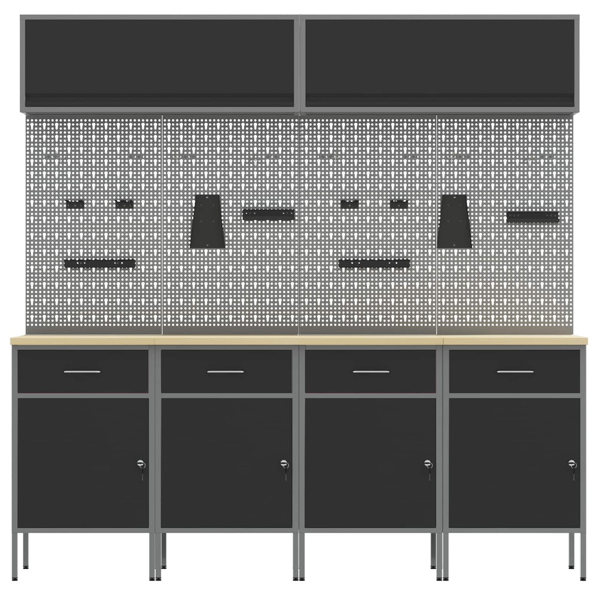 Werkstattschrank-System – Schwarz – Ansicht 8