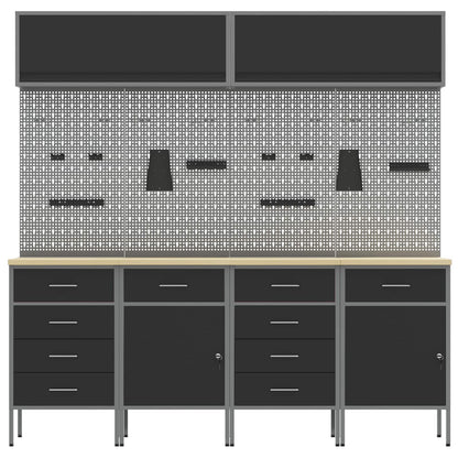 Werkstattschrank-System – Schwarz – Ansicht 8