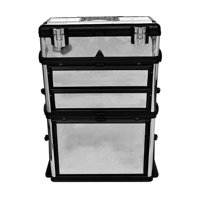 Mobiler Werkzeugtrolley 3-teilig mit Rollen – Ansicht 9