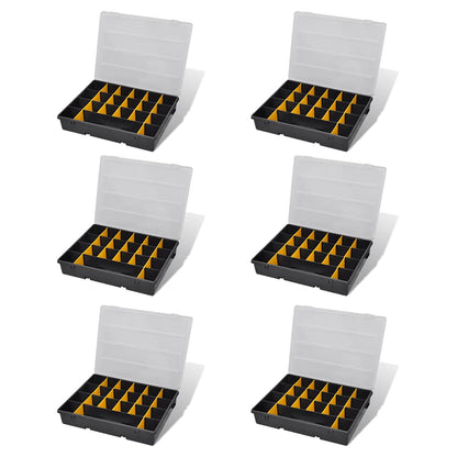 Sortimentsboxen-Set 6-teilig mit je 21 Fächern – Ansicht 4