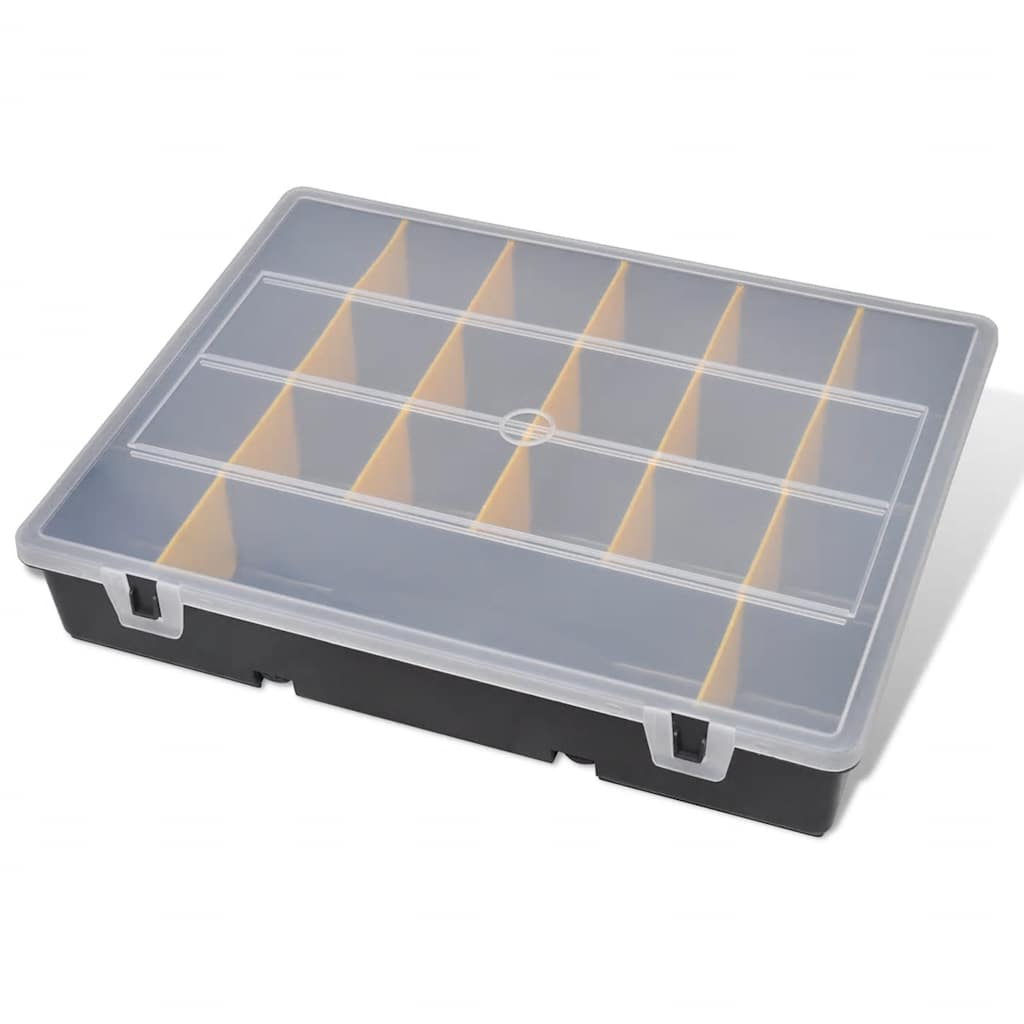Sortimentsboxen-Set 6-teilig mit je 21 Fächern – Ansicht 8