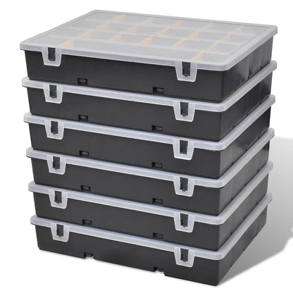 Sortimentsboxen-Set 6-teilig mit je 21 Fächern – Ansicht 9