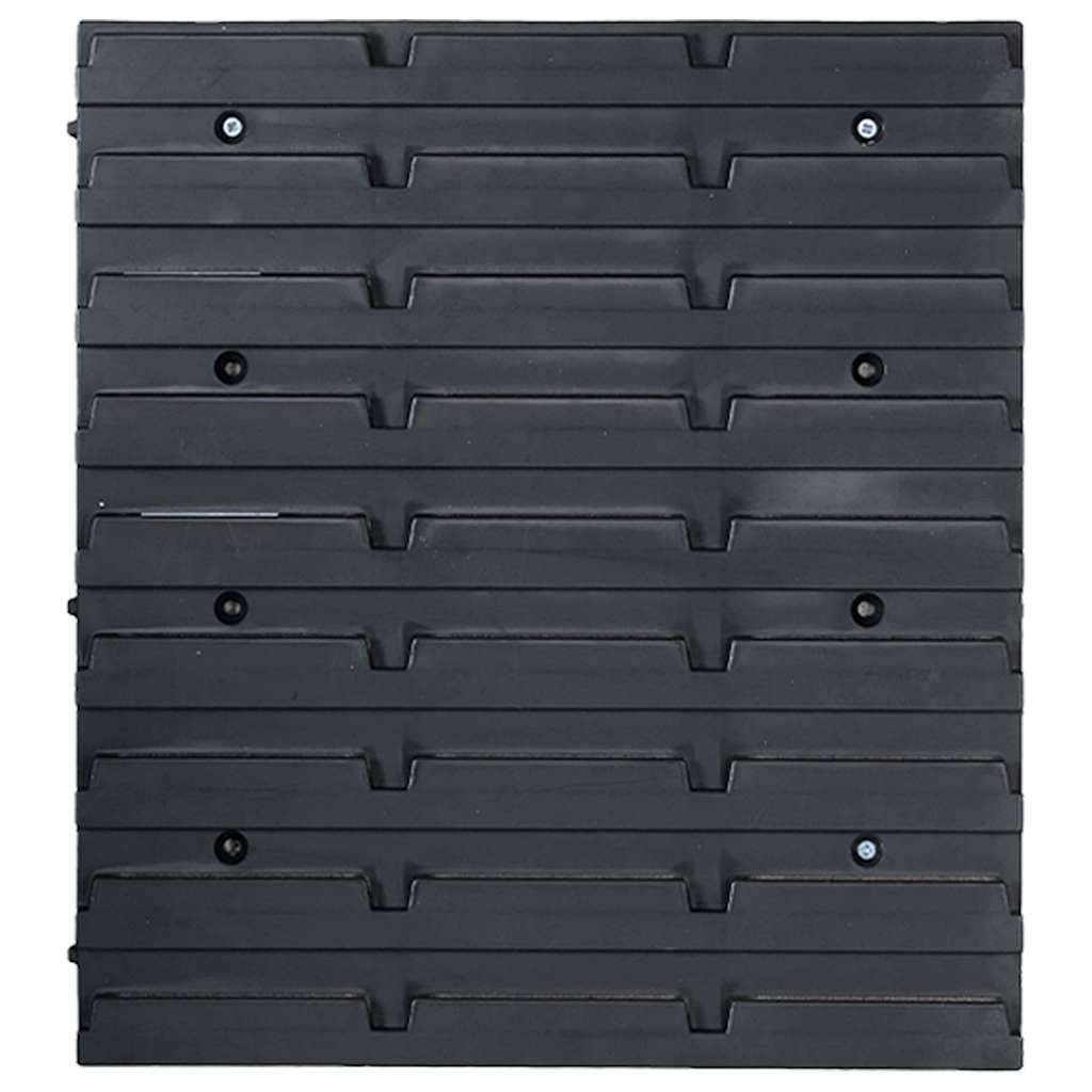 Kleinteile-Ordnungssystem 128-teilig mit Wandplatten – Blau – Ansicht 5