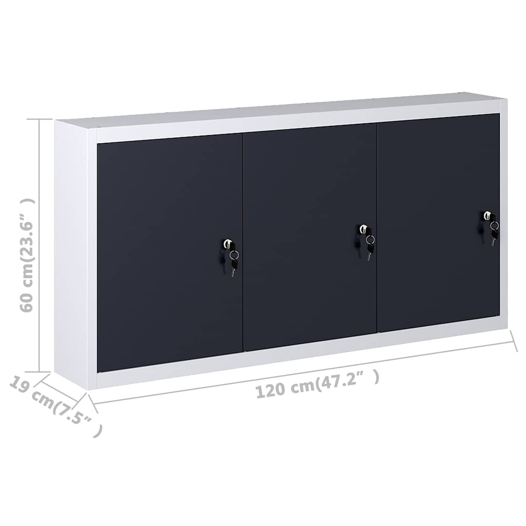 Werkbank 120 cm mit 3 Werkzeugwänden & Wandschrank – Ansicht 3