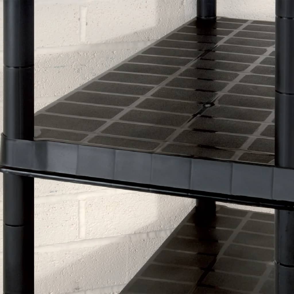 Kunststoff-Lagerregal 5 Böden 366 × 45,7 × 185 cm – Ansicht 5
