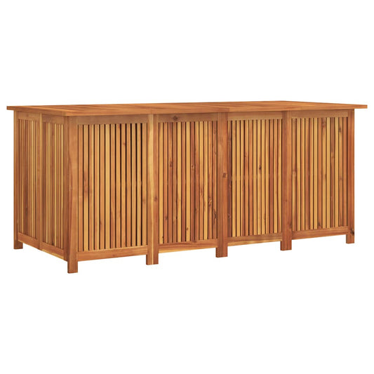 Gartenbox 200 × 80 × 75 cm aus Akazienholz – Ansicht 2