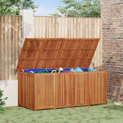 Gartenbox 200 × 80 × 75 cm aus Akazienholz – Ansicht 3