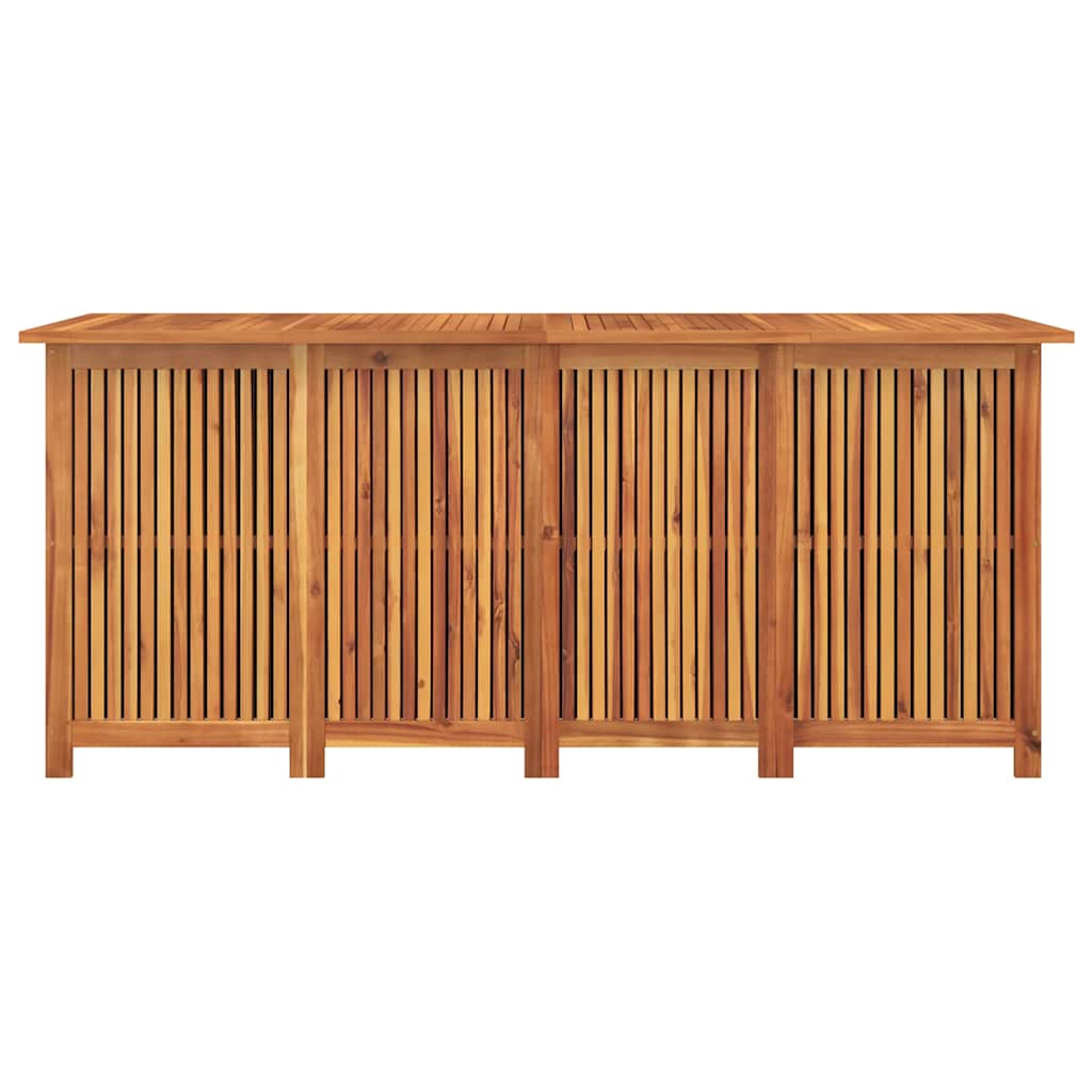 Gartenbox 200 × 80 × 75 cm aus Akazienholz – Ansicht 6