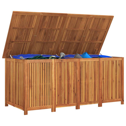 Gartenbox 200 × 80 × 75 cm aus Akazienholz – Ansicht 7