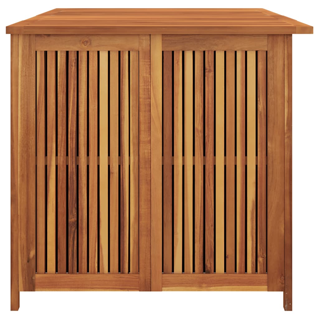 Gartenbox 200 × 80 × 75 cm aus Akazienholz – Ansicht 8