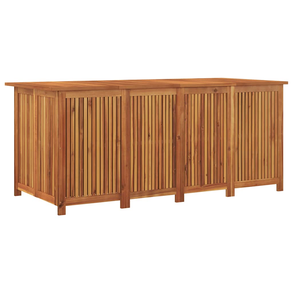 Gartenbox 200 × 80 × 75 cm aus Akazienholz – Ansicht 9