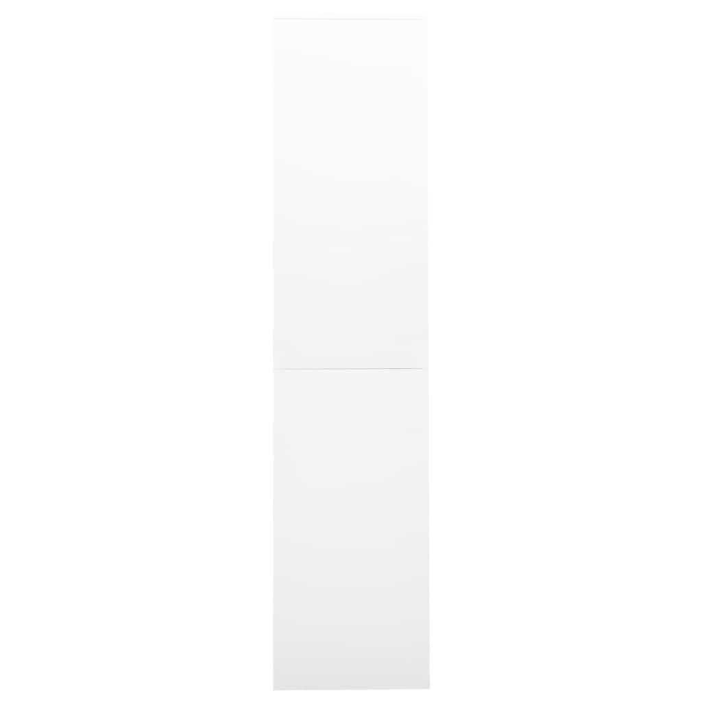 Büroschrank mit Schiebetüren 90 × 40 × 180 cm – Weiß – Ansicht 5