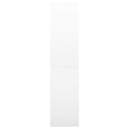 Büroschrank mit Schiebetüren 90 × 40 × 180 cm – Weiß – Ansicht 5
