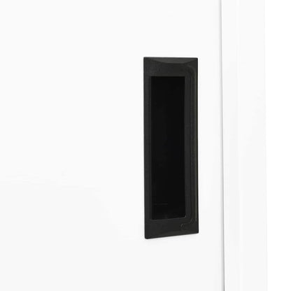 Büroschrank mit Schiebetüren 90 × 40 × 180 cm – Weiß – Ansicht 7