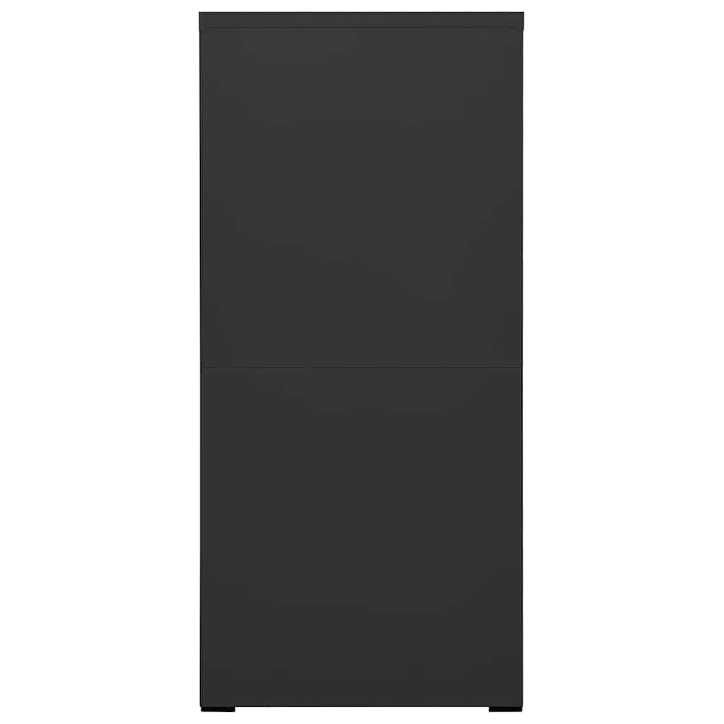 Aktenschrank 46 × 62 × 133 cm aus Stahl – Anthrazit – Ansicht 3