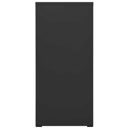 Aktenschrank 46 × 62 × 133 cm aus Stahl – Anthrazit – Ansicht 3