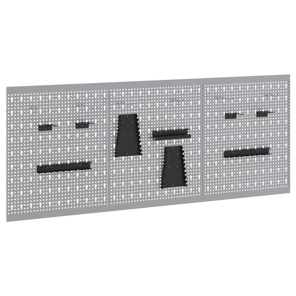 Werkzeugwandpaneel 150 × 60 cm – Grau – Ansicht 2