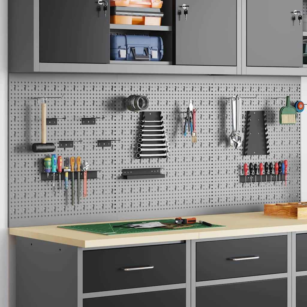 Werkzeugwandpaneel 150 × 60 cm – Grau – Ansicht 3