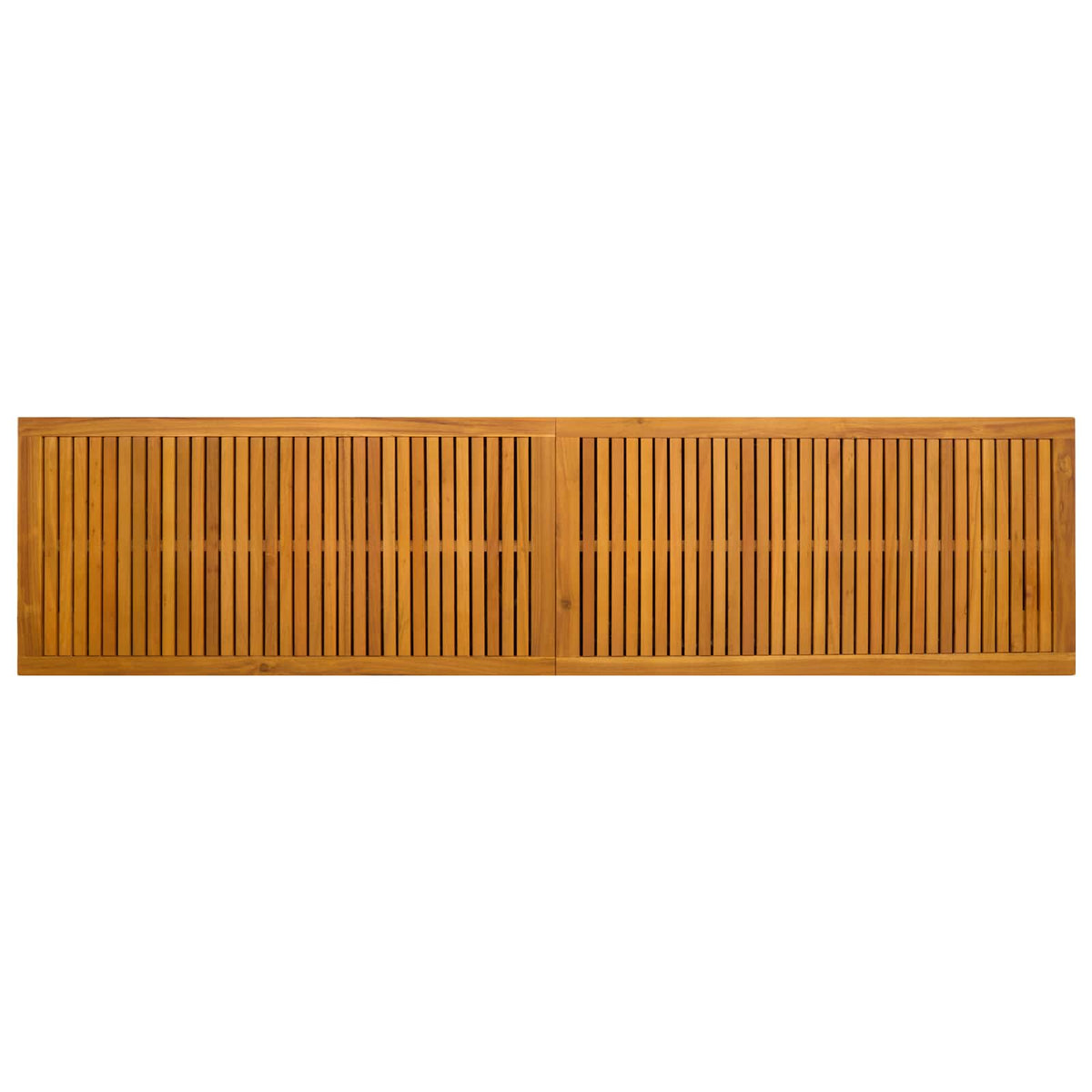 Gartenlagerbox 333 L, 200 × 50 × 56 cm aus Akazienholz – Schwarz – Ansicht 7
