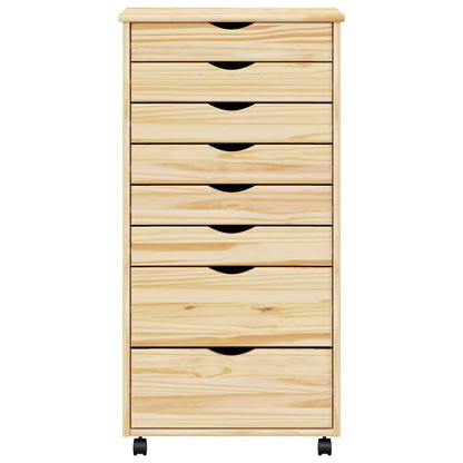 Rollcontainer MOSS 53 × 39 × 103 cm – Klarlack – Ansicht 5