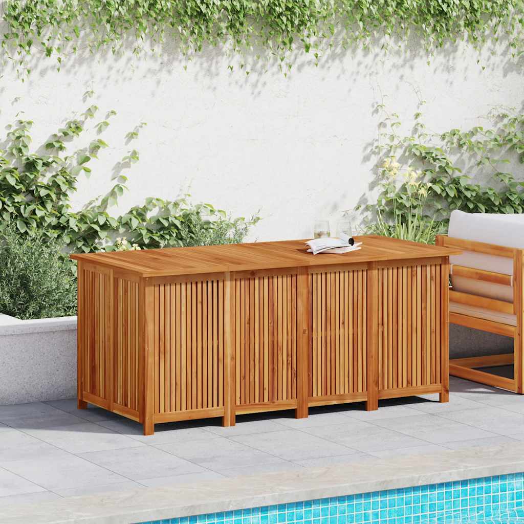 Gartenbox 200 × 80 × 75 cm aus Akazienholz