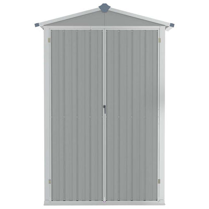 Gartengeräteschrank 116 × 45 × 175 cm aus verzinktem Stahl – Grau – Ansicht 6