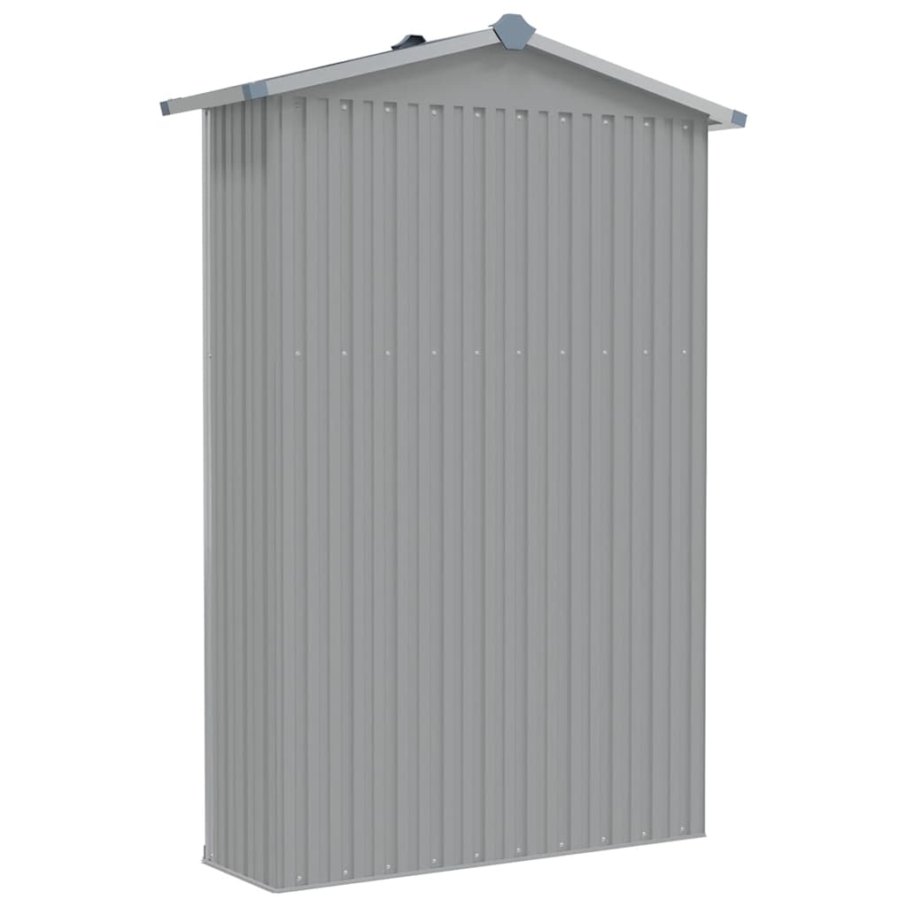 Gartengeräteschrank 116 × 45 × 175 cm aus verzinktem Stahl – Grau – Ansicht 8