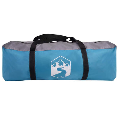 Fahrradgarage mit Dach Blau 256 × 222 × 182 cm – Ansicht 8