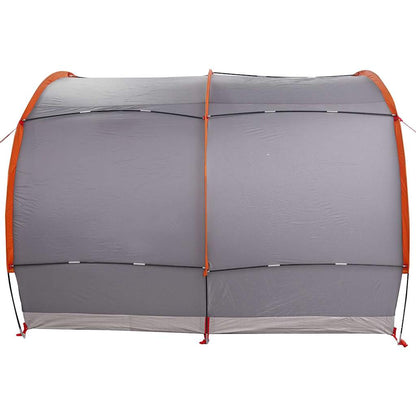 Fahrradgarage mit Dach Grau/Orange 256 × 222 × 182 cm – Ansicht 5